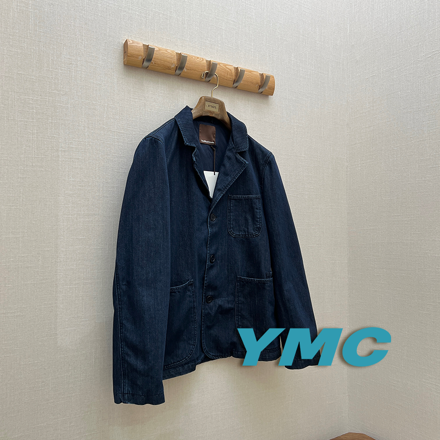 YMC官方授权 葡萄牙制 复古大口袋工装丹宁牛仔西装外套 SURGIR
