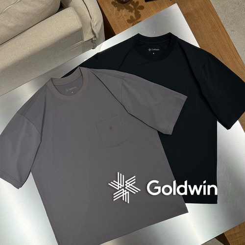 Goldwin官方授权26SS 两色不规则肌理感小口袋短袖T恤 GL65147