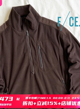 7折 F/CE授权 RECYCLE POLARTEC® MICRO 摇粒绒户外半拉链卫衣