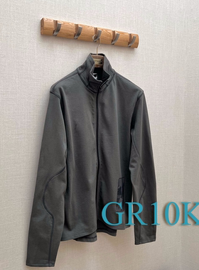 6折 GR10K 官方授权 意产 灰色主题印花轻薄可立领森林夹克外套