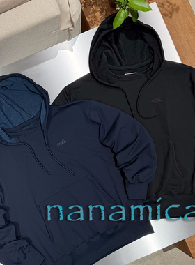 nanamica授权26AW 日本制 OOAL刺绣简约袋鼠兜连帽卫衣 SURGIR
