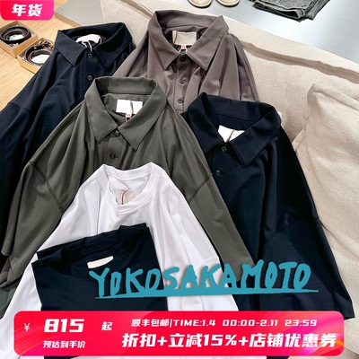 YOKOSAKAMOTO莱赛尔混纺POLO衫