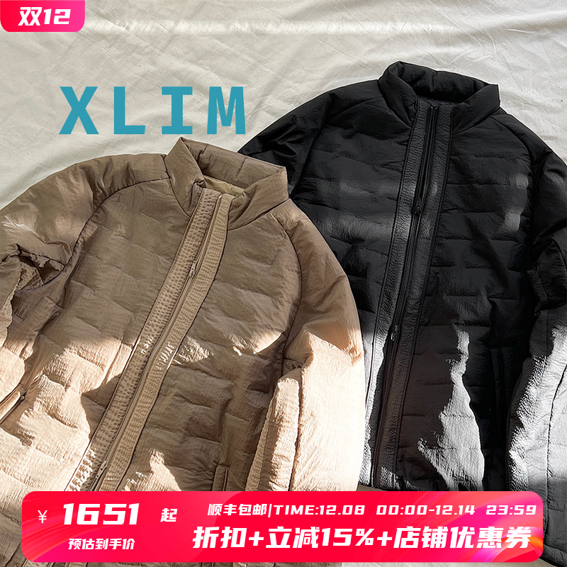 XLIM两色拼接肌理感立领棉服夹克