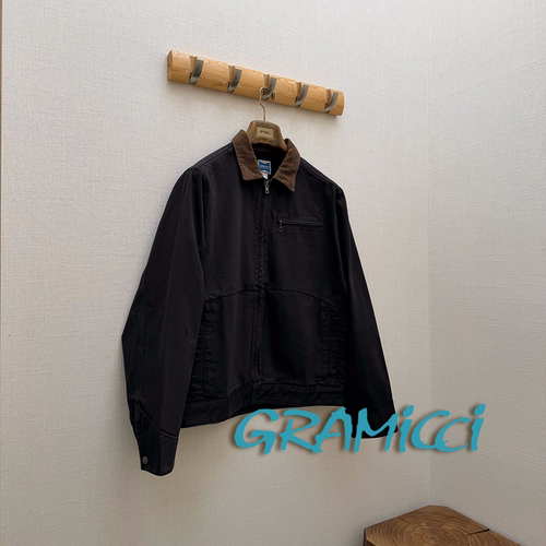 Gramicci 小野人官方授权26AW 复古灯芯绒领口拼接短宽夹克外套