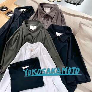 5折 YOKO SAKAMOTO授权 日本制 经典莱赛尔混纺弹性短袖T恤POLO衫