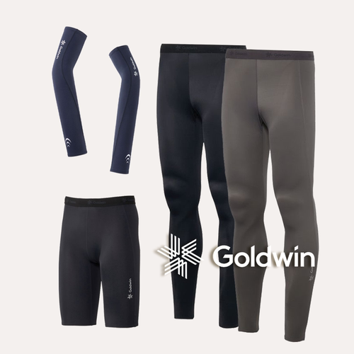 8折 Goldwin授权 日本制CompressionC3fit压缩运动跑步健身服裤