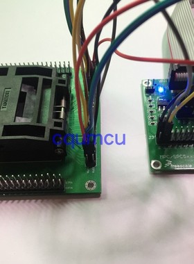 适配器编程座QFP NXP飞思卡尔SPC58_57_56 S08_S12裸片读写测试ST