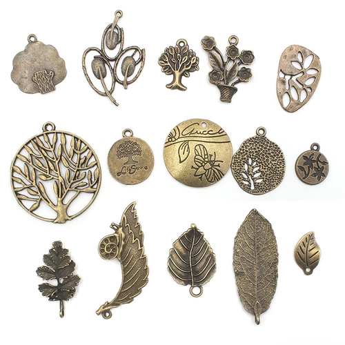 Ретро аксессуар, аксессуары, браслет из бисера ручной работы, подвеска, в цветочек