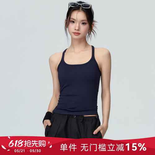 Mitaogirl运动内衣女美背防震瑜伽服背心吊带普拉提训练健身文胸