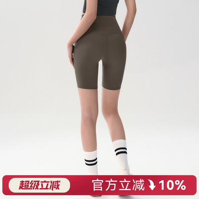 Mitaogirl外穿运动短裤女四分裤