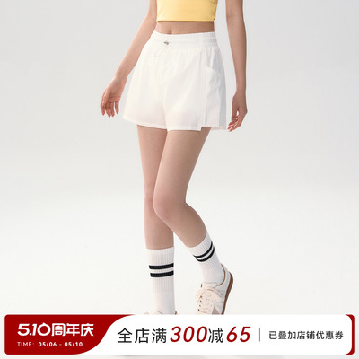 蜜桃女孩瑜伽短裤户外跑步健身裤