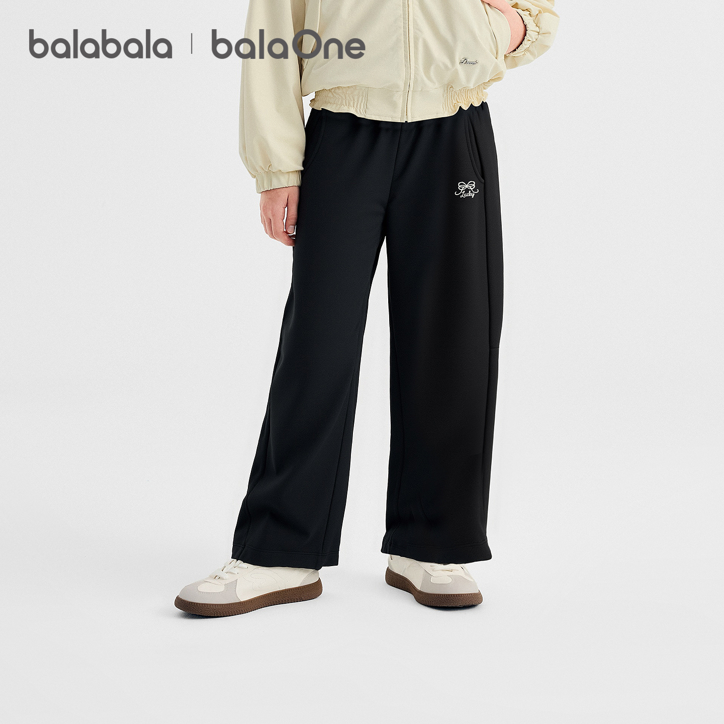 巴拉巴拉balaone裤子女童香蕉裤