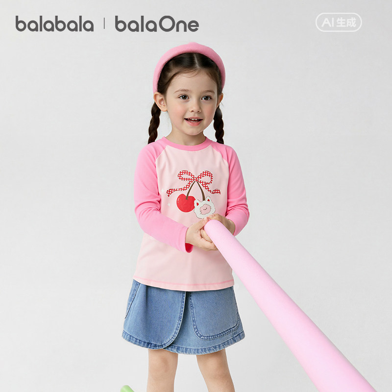 巴拉巴拉balaOne长袖t恤春装上衣图片