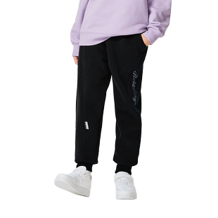 巴拉巴拉童装女童加绒裤子冬装中大童长裤儿童运动保暖潮宽松时尚