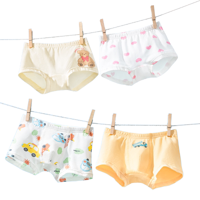 巴拉巴拉内裤男童纯棉平角三条装