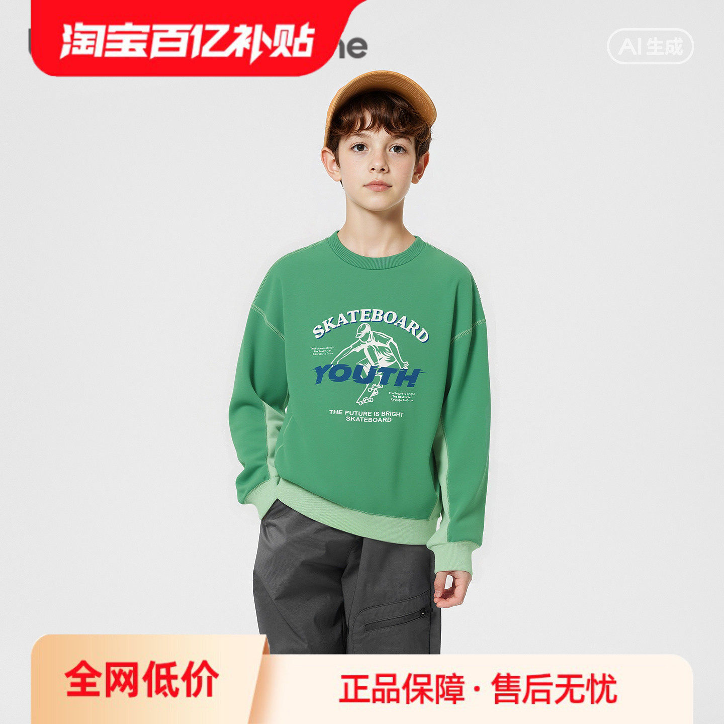 【balaOne】巴拉巴拉童装儿童卫衣长袖男童2026新款春装百