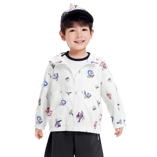 【奥特曼IP】巴拉巴拉儿童外套男童上衣夏季防晒服连帽满印时尚潮