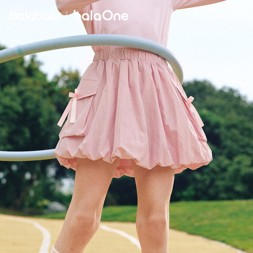 巴拉巴拉balaOne短裙女童甜美