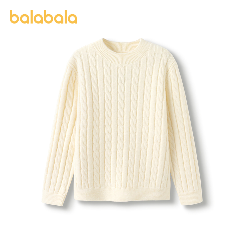 巴拉巴拉毛衫男童女童针织衫百搭