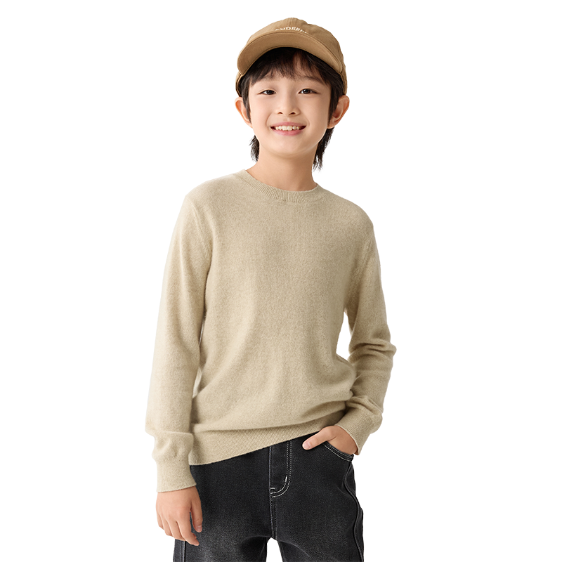 巴拉巴拉童装儿童毛衣男童女童2025新款套头针织衫冬中高领打底衫