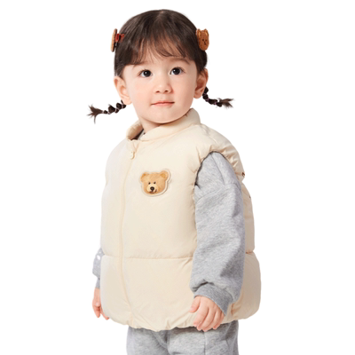 巴拉巴拉儿童羽绒马甲萌趣可爱