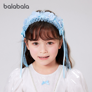 巴拉巴拉儿童头饰女童发饰公主连衣裙花环流苏甜美发箍时尚可爱潮