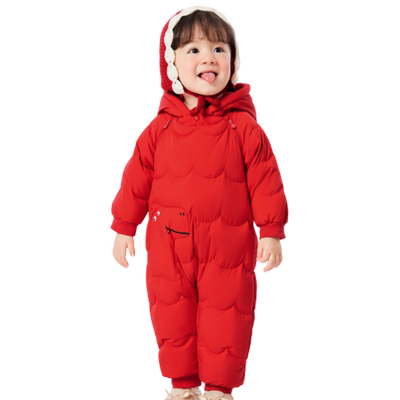 巴拉巴拉婴儿连体衣宝宝羽绒服冬