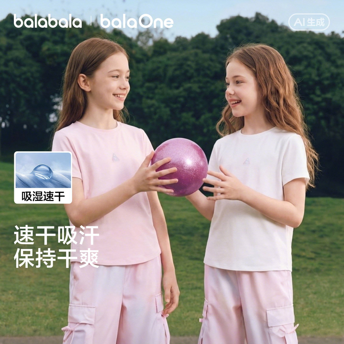 巴拉巴拉balaOne短袖t恤吸湿速干图片