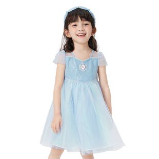 巴拉巴拉宝宝连衣裙婴儿裙子儿童公主裙女童夏装2026新款甜美可爱