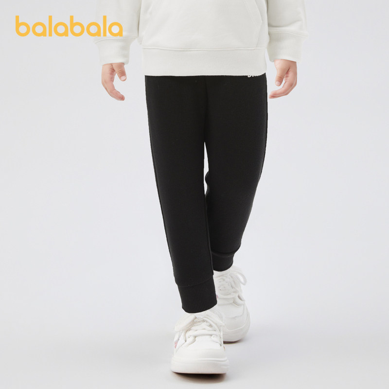 巴拉巴拉童装儿童裤子女童春秋装简约运动裤洋气百搭长裤甜美休闲