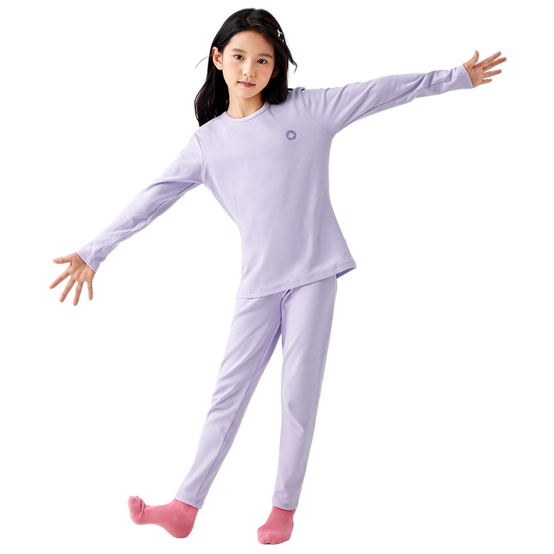 巴拉巴拉女童秋衣秋裤套装秋冬加厚儿童保暖内衣小中大童打底睡衣