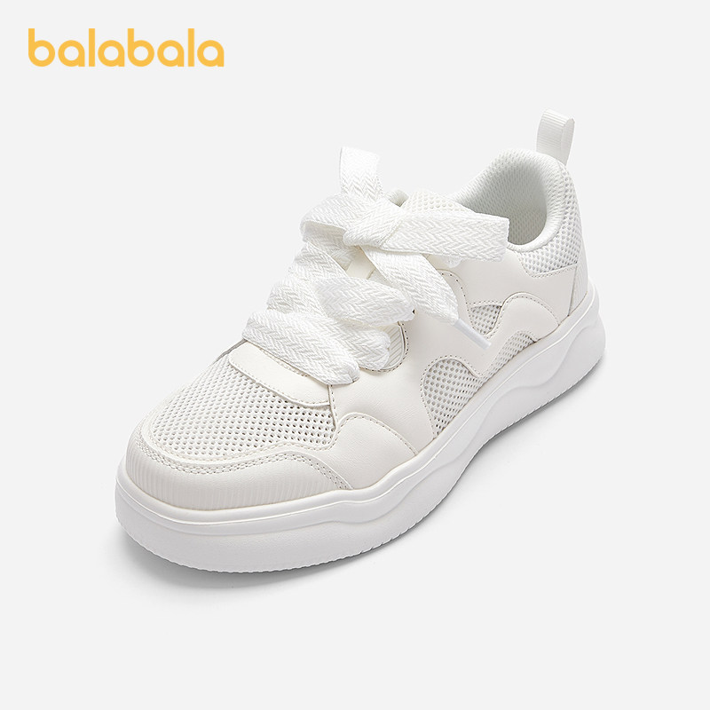 巴拉巴拉童鞋儿童板鞋女童低帮透气小白鞋透气百搭2025夏季潮鞋子,童鞋/婴儿鞋/亲子鞋,板鞋,淘宝优惠券,粉丝福利购,淘宝优惠卷