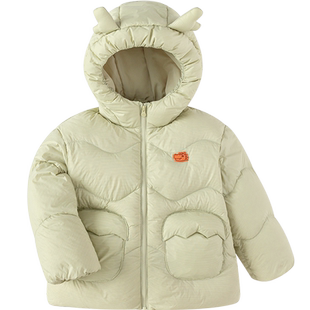 巴拉巴拉儿童羽绒服女童宝宝厚款保暖冬装男童上衣2025新外套上衣