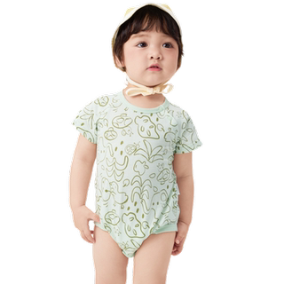 巴拉巴拉童装宝宝新生儿婴儿衣服三角衣2026春秋夏季连体衣两件装
