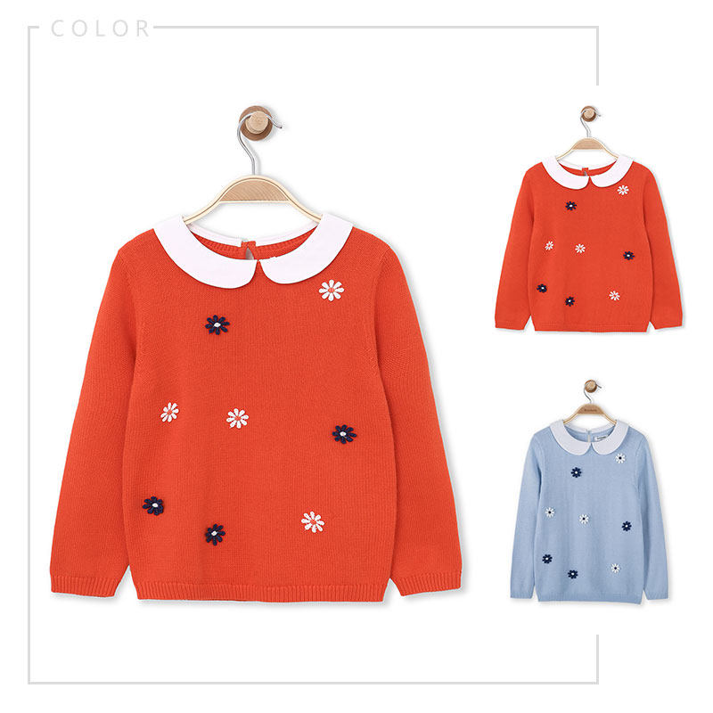 Pull fille à manche longue - Ref 2104746 Image 3