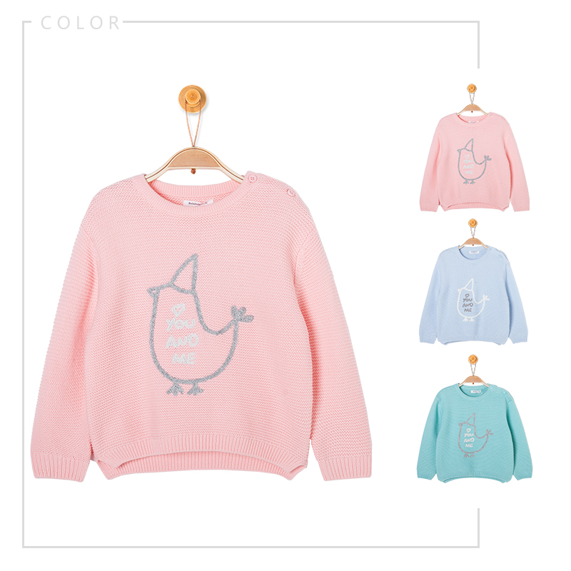 Pull fille à manche longue - Ref 2104506 Image 4