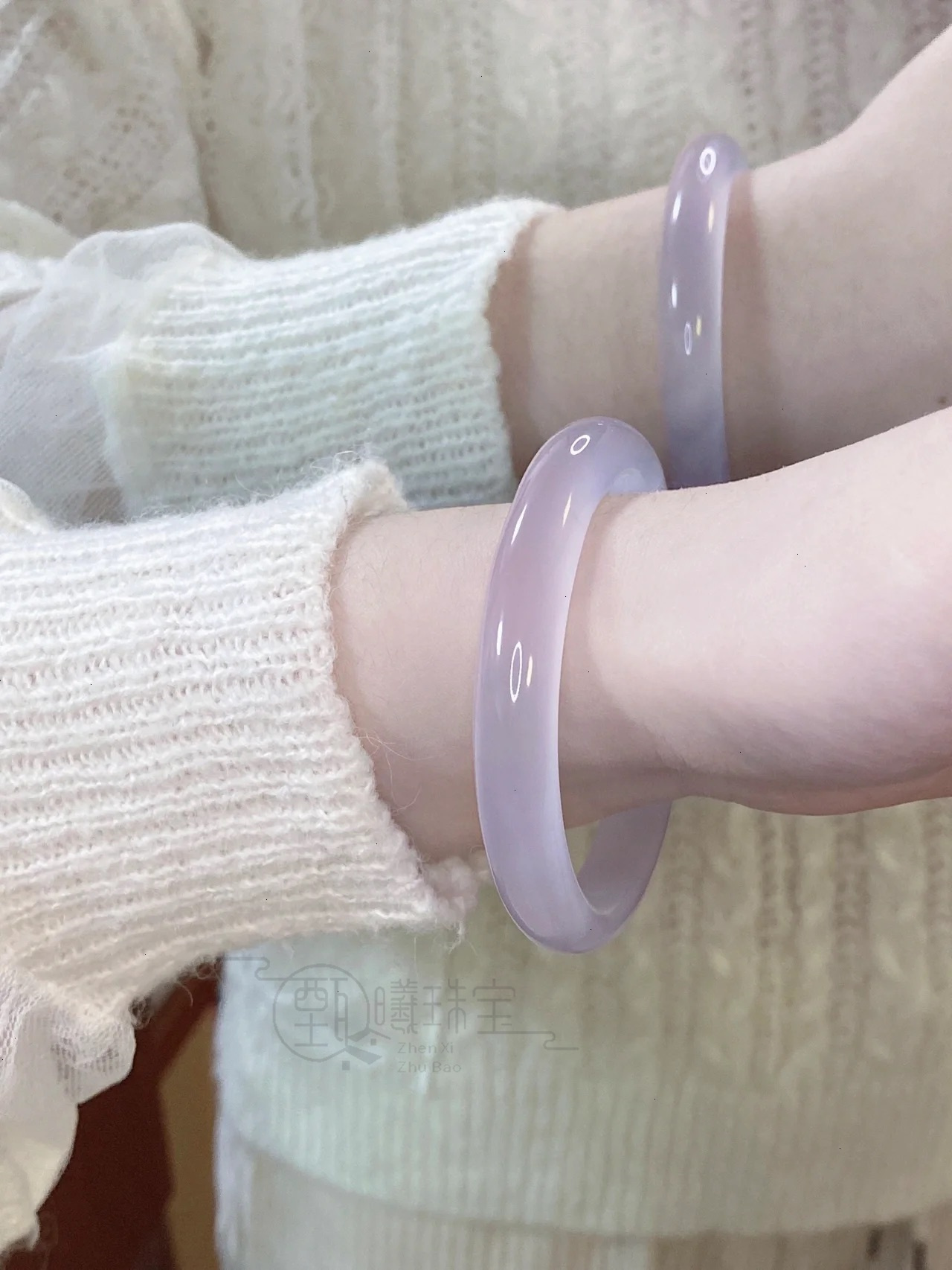 正品玛瑙手镯玉髓高冰女