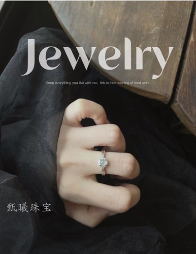 翡翠925纯银戒指少女年轻指环