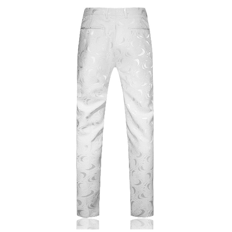 【白底】商务时尚修身休闲西服裤直筒正装男士花白裤U8660-2*P90,男装西裤,星座103C（原1616-1）