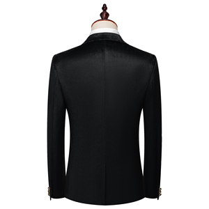 【白底】外贸大码复古韩版休闲结婚礼西服装男两件套90280-1*P245图片