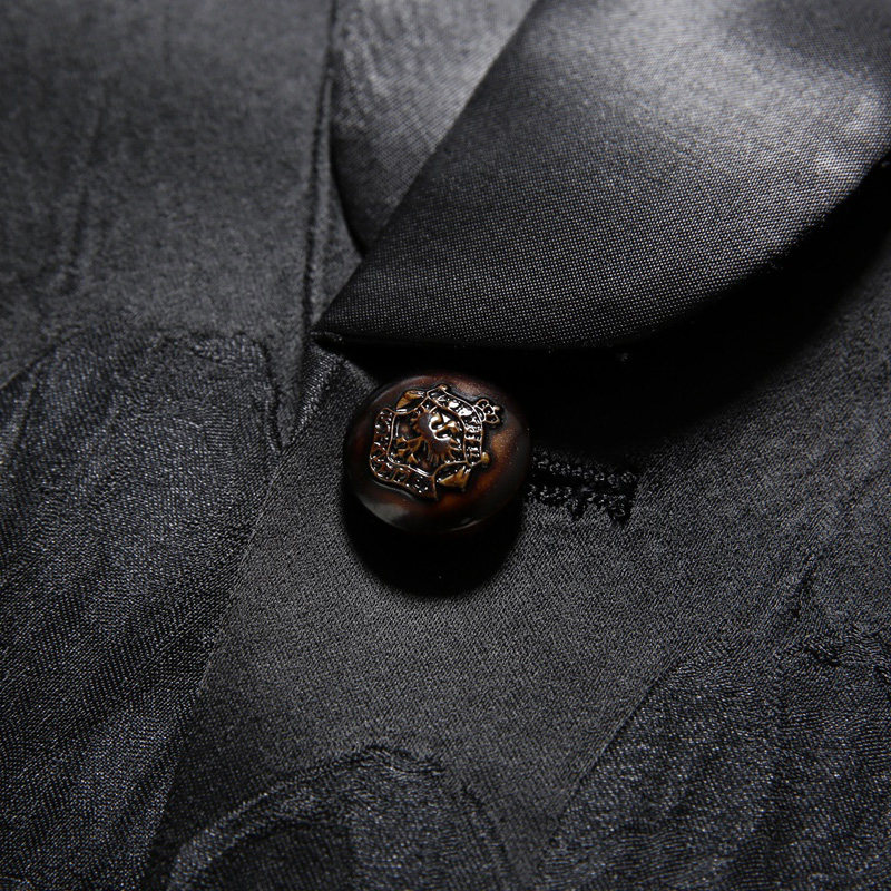 外贸长期供货大码修身休闲结婚花礼服装男两件套套装90080*P300,男装西服套装,星座103C（原1616-1）