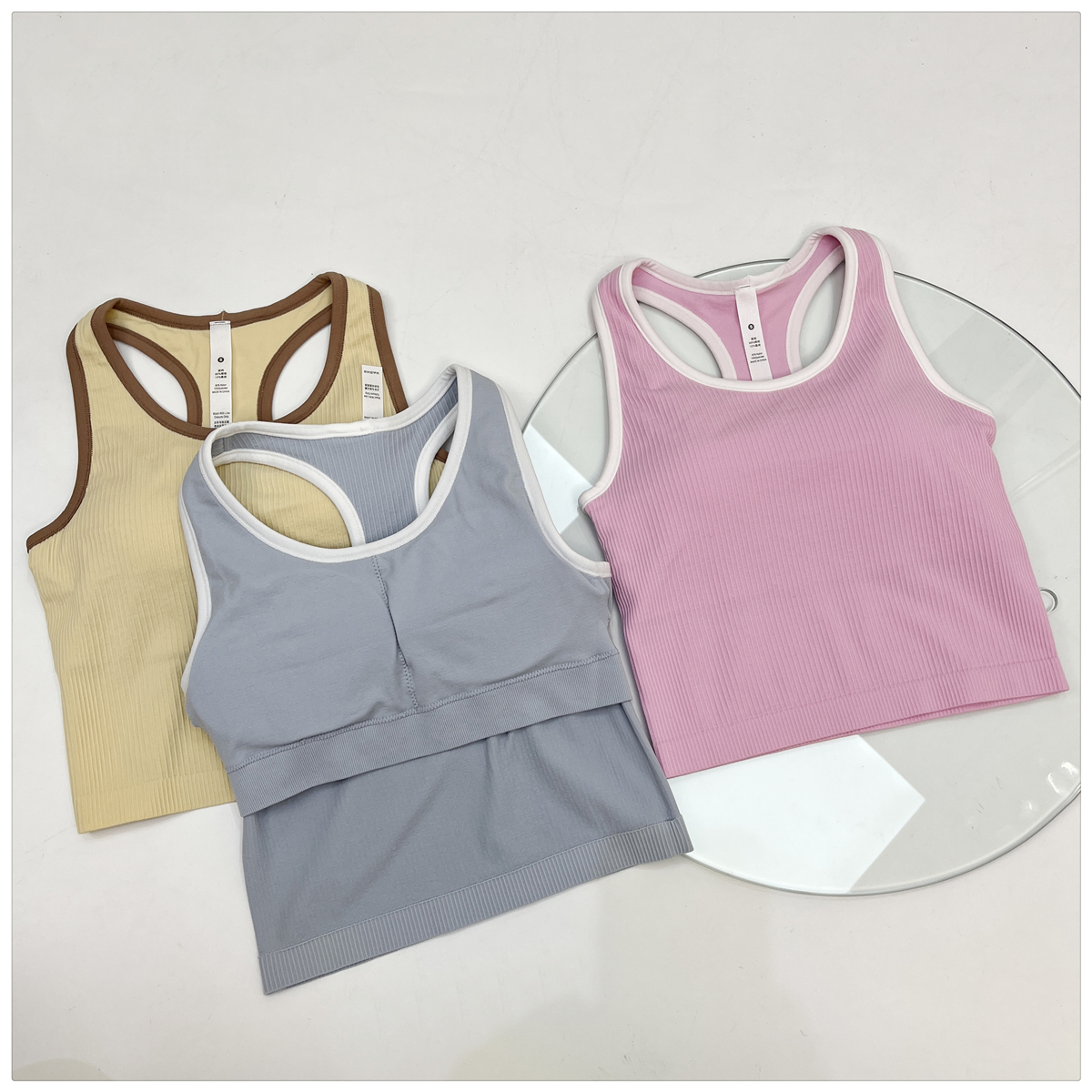 普拉提瑜伽背心裸感紧身