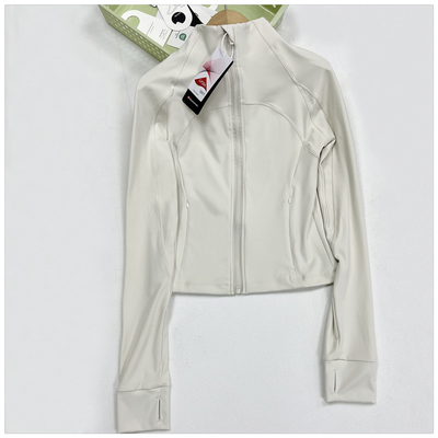 拉链立领开衫修身瑜伽服