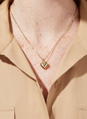 PixieMarket|欧美时尚派对爱心元素项链桃心形适合叠戴吊坠项链女