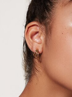 PixieMarket|欧美小众品牌ins多圈耳环女个性时尚圆圈耳饰耳钉