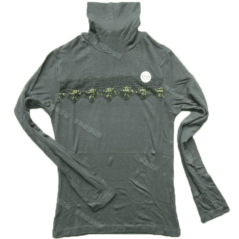 时尚高领保暖女士打底衫单件上衣