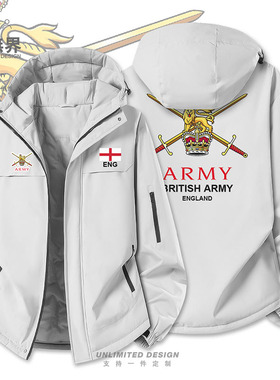 英格兰England陆军加厚棉服男女军迷宽松潮学生棉衣外套设 无界
