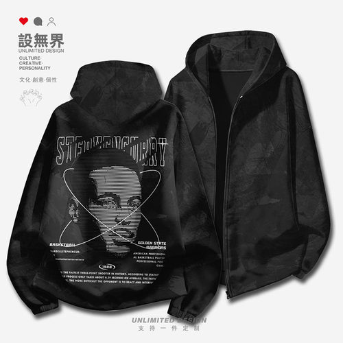 勇士篮球球星斯蒂芬库里Curr开衫
