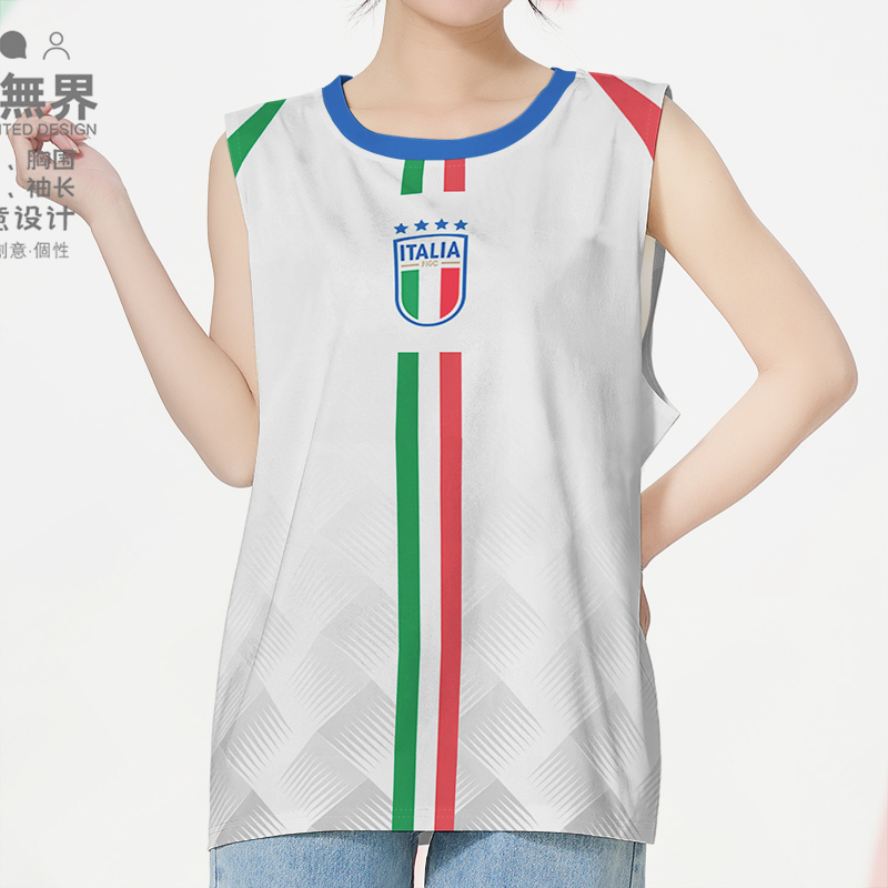 欧洲杯2024意大利国家足速干背心
