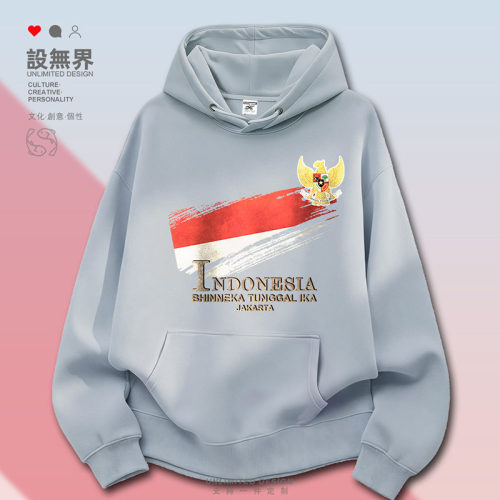 印度尼西亚雅加达国旗标志国卫衣